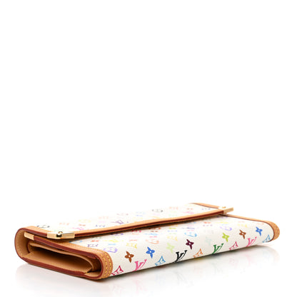 Louis Vuitton Monogram Multicolor Porte Tresor International Wallet White 4 of 10