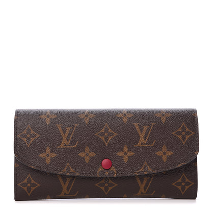Louis Vuitton Monogram Emilie Wallet Fuchsia 1 of 7