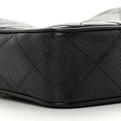 Chanel Caviar Quilted Camera Case Black 10 of 13