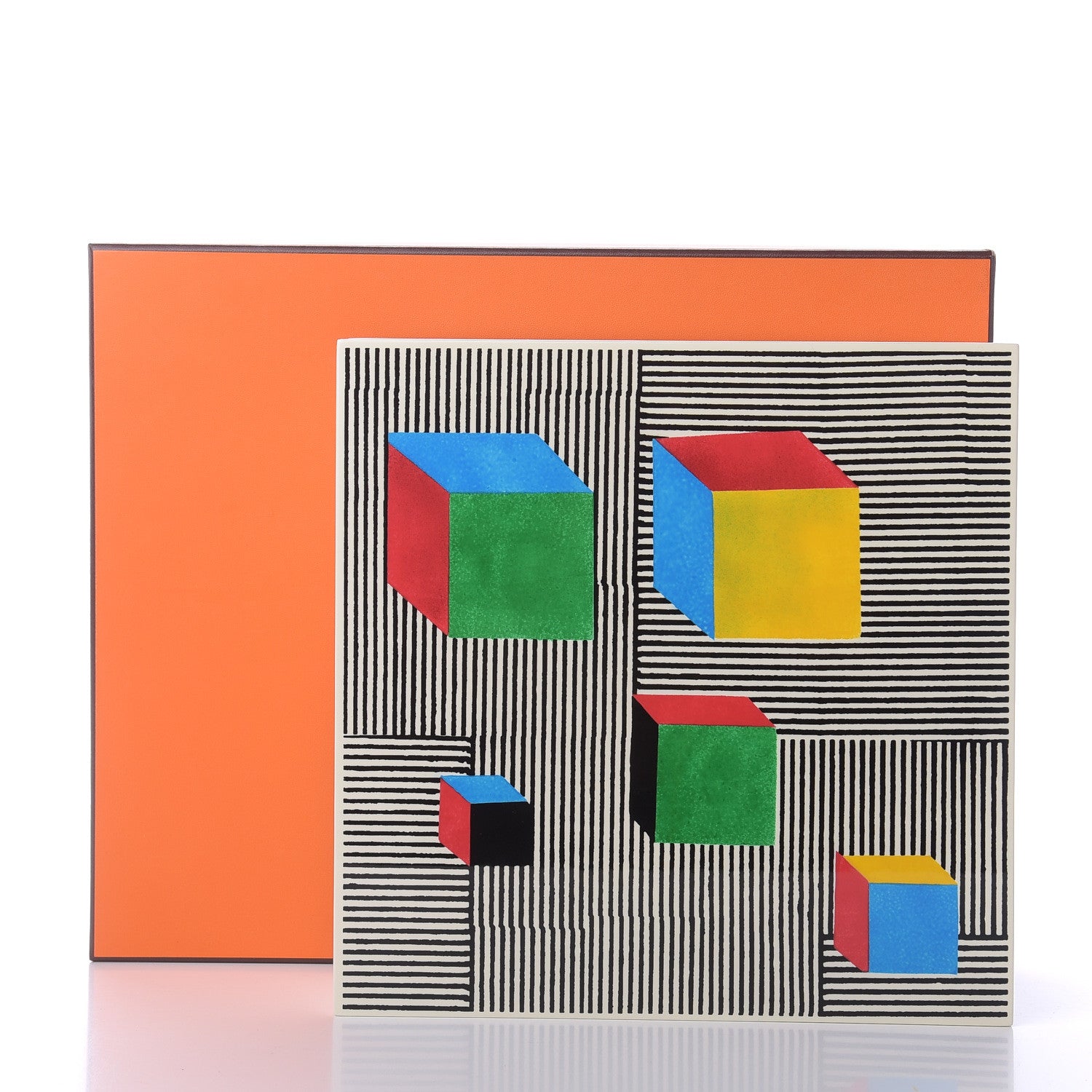 Hermes Lacquered Wood Large Box Multicolor 10 of 10