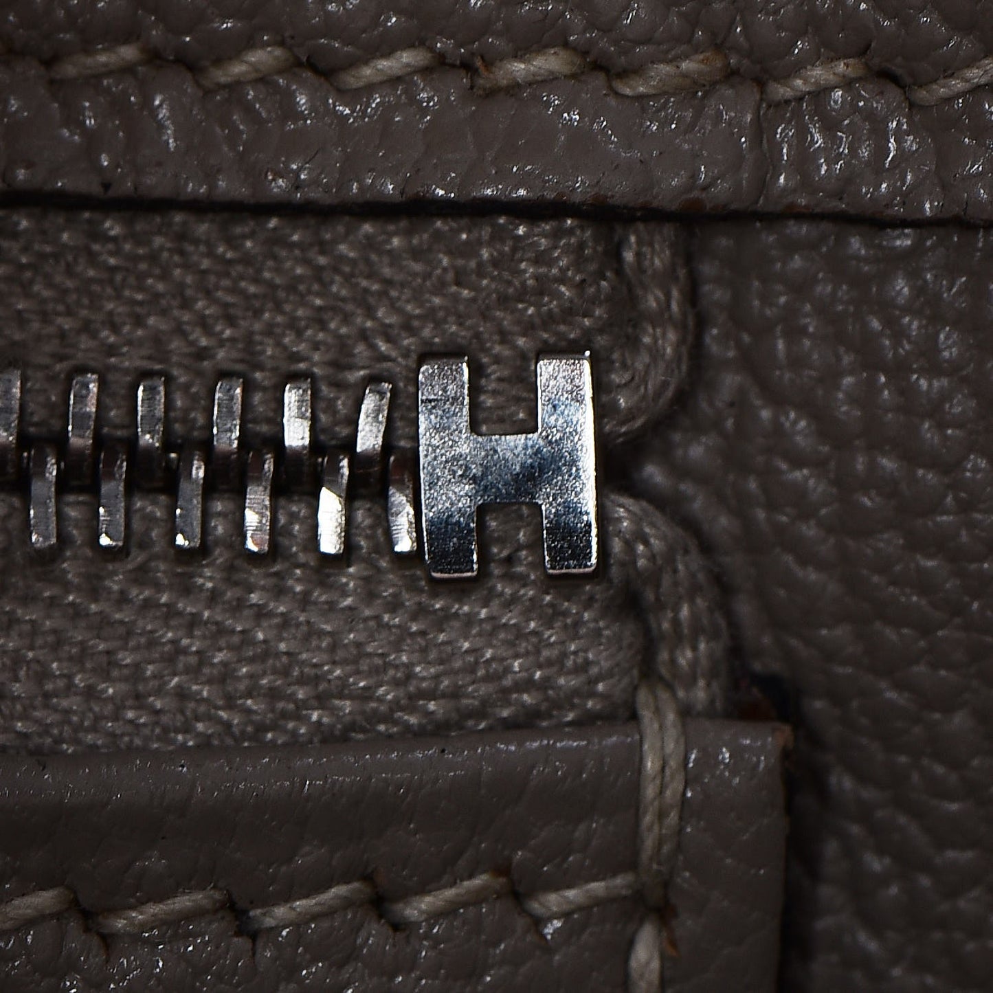 Taurillon Clemence Birkin 35 Gris Tourterelle