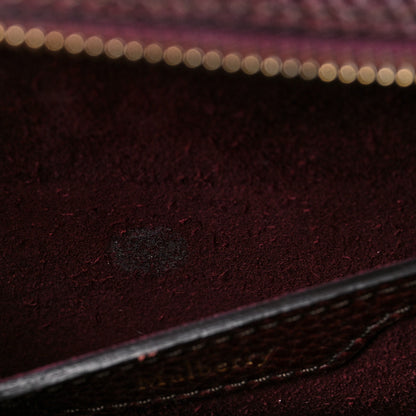 Mulberry Grain Vegetable Tanned Calfskin Small Zipped Bayswater Oxblood 11 of 11