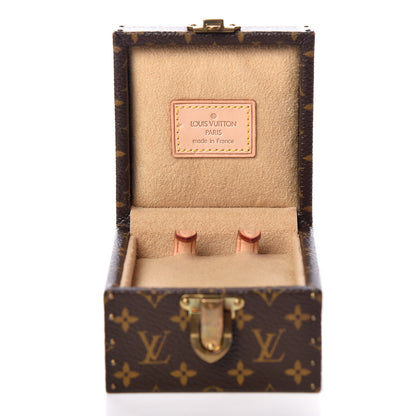 Louis Vuitton Monogram Earring Box Mini Trunk Case 6 of 7