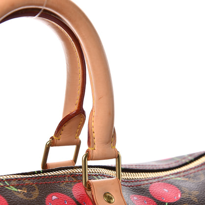 Louis Vuitton Monogram Cerises Keepall 45 13 of 17