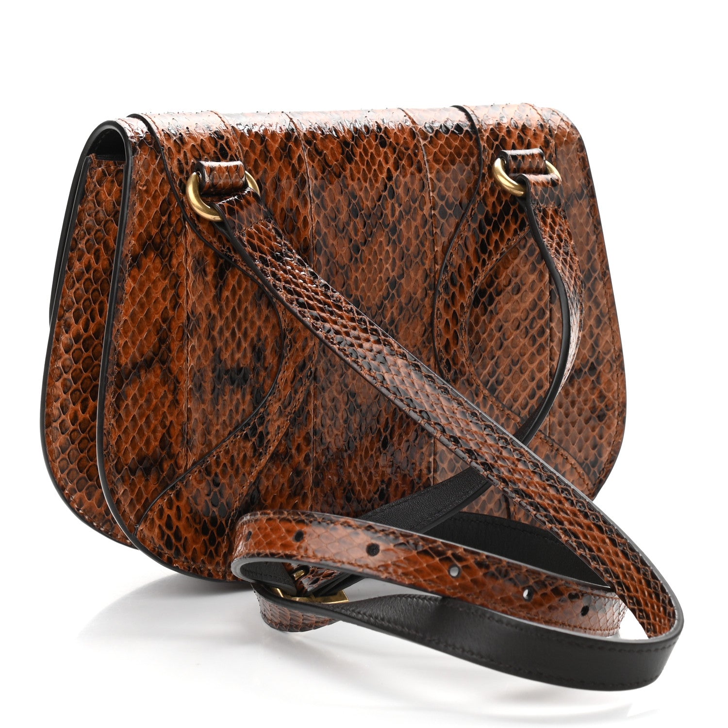 Gucci Elaphe Radiata Crystal Small Osiride Shoulder Bag Bright Cuir Ruby 3 of 10