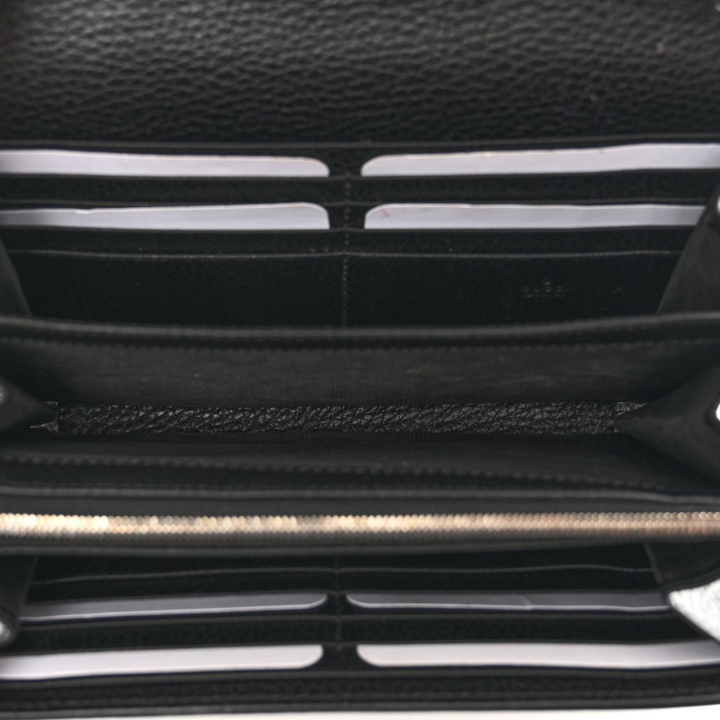 Calfskin Mini Dionysus Chain Wallet Black