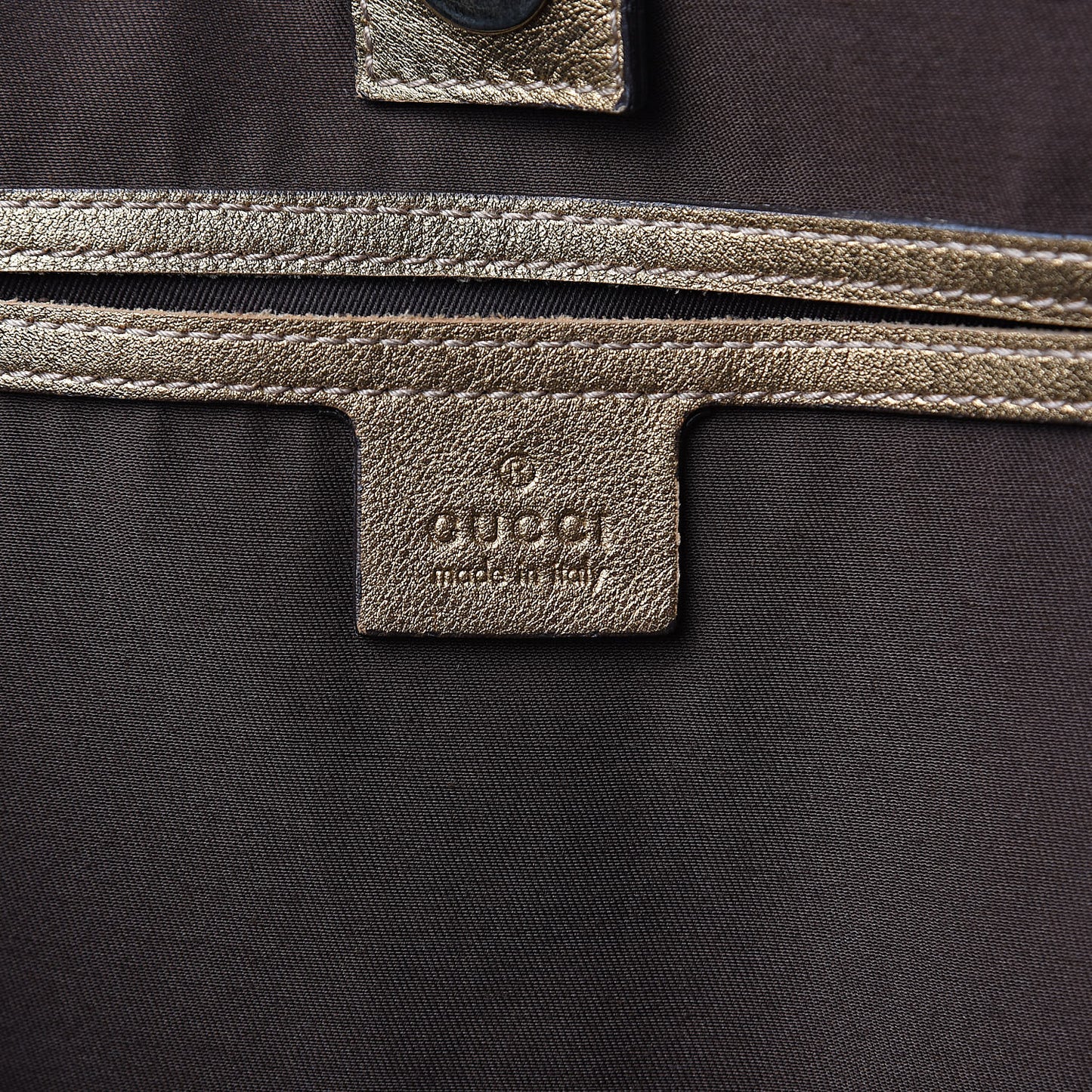 Crystal Monogram Medium Joy Tote Gold