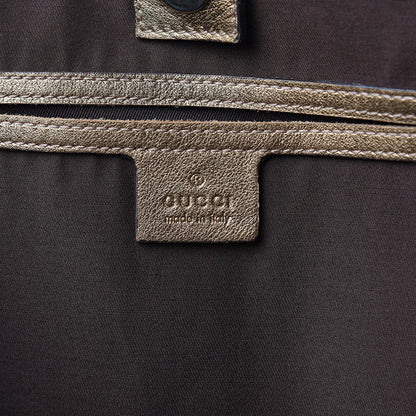 Gucci Crystal Monogram Medium Joy Tote Gold 6 of 10