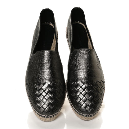 Bottega Veneta Nappa Intrecciato Gala Espadrille 39 Argento Antique 5 of 11