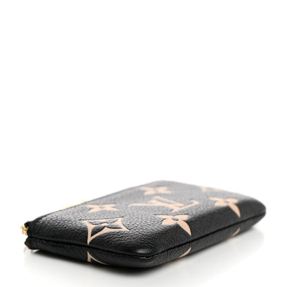 Louis Vuitton Empreinte Monogram Giant Key Pouch Black Beige 4 of 6
