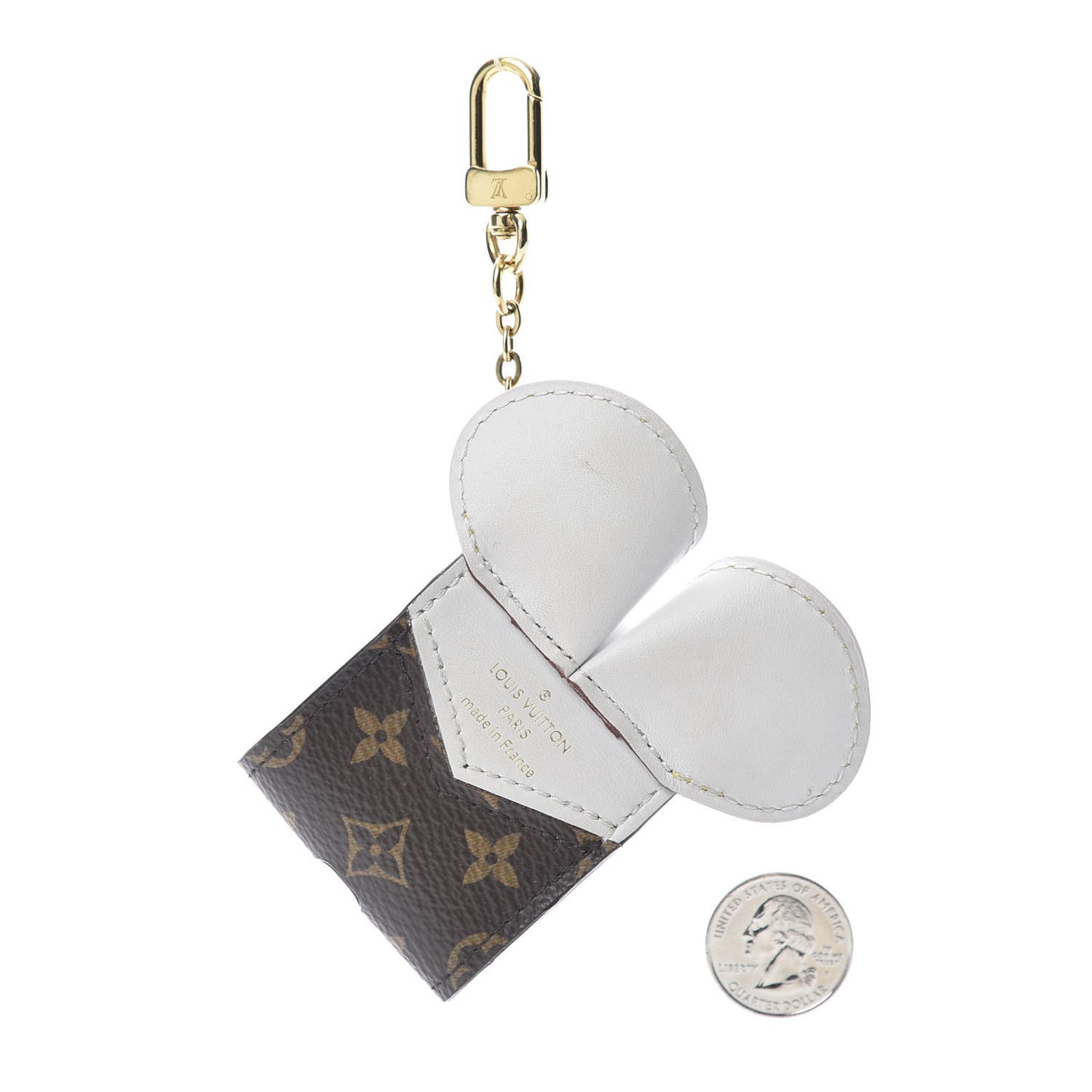 Monogram Rat Earphones Case Grey