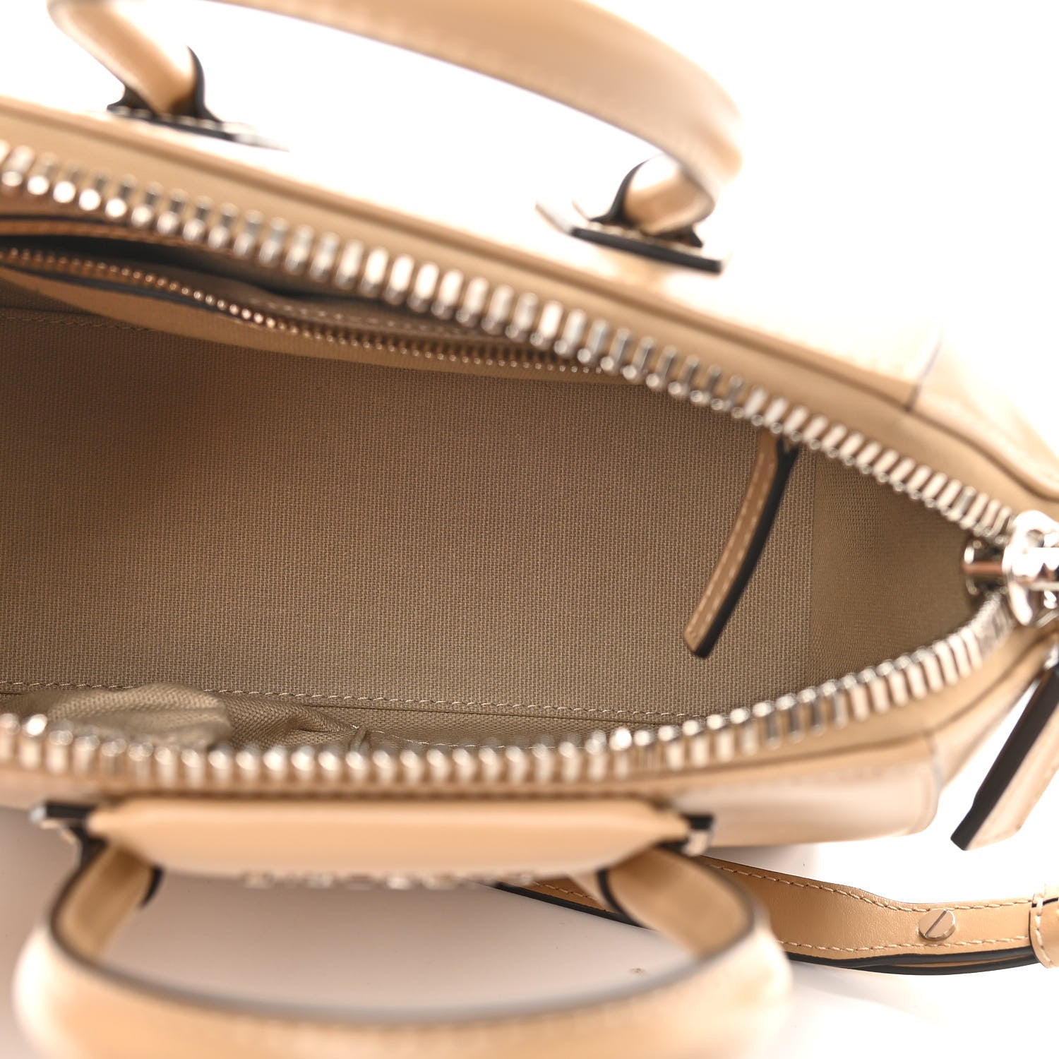 Givenchy Shiny Lord Calfskin Mini Antigona Beige 7 of 9