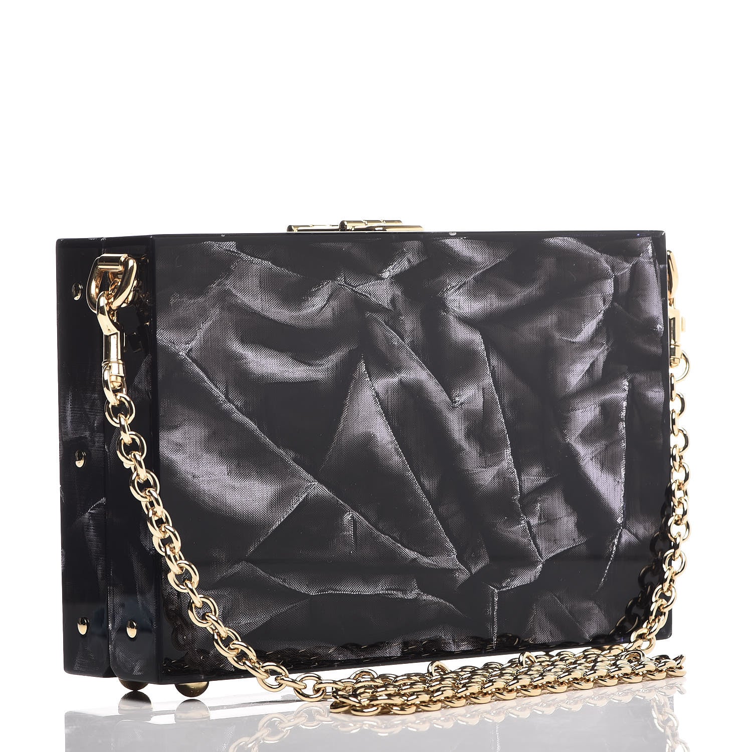 Dolce & Gabbana Plexiglass Dolce Box Clutch 3 of 9