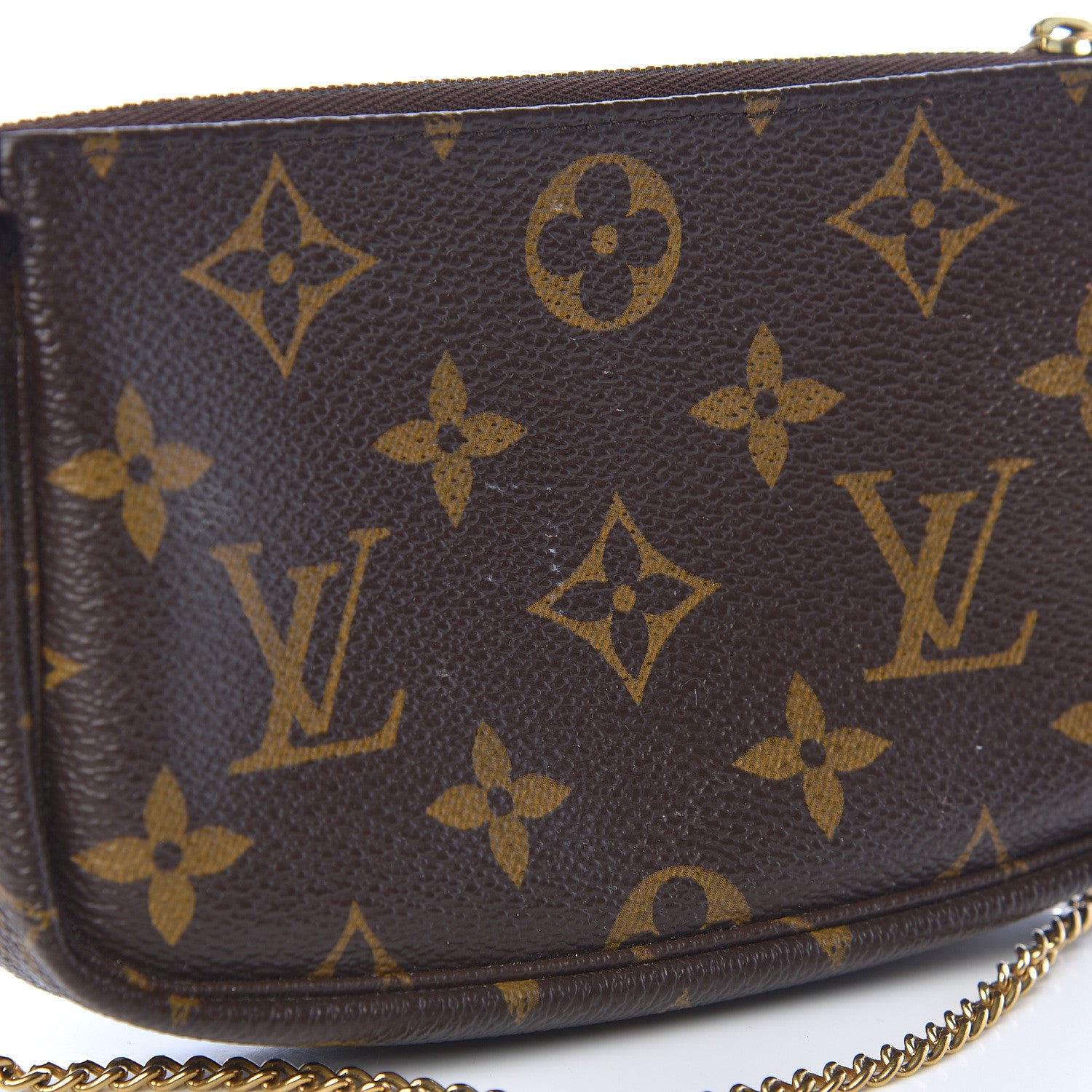 Louis Vuitton Monogram Mini Pochette Accessories 4 of 10
