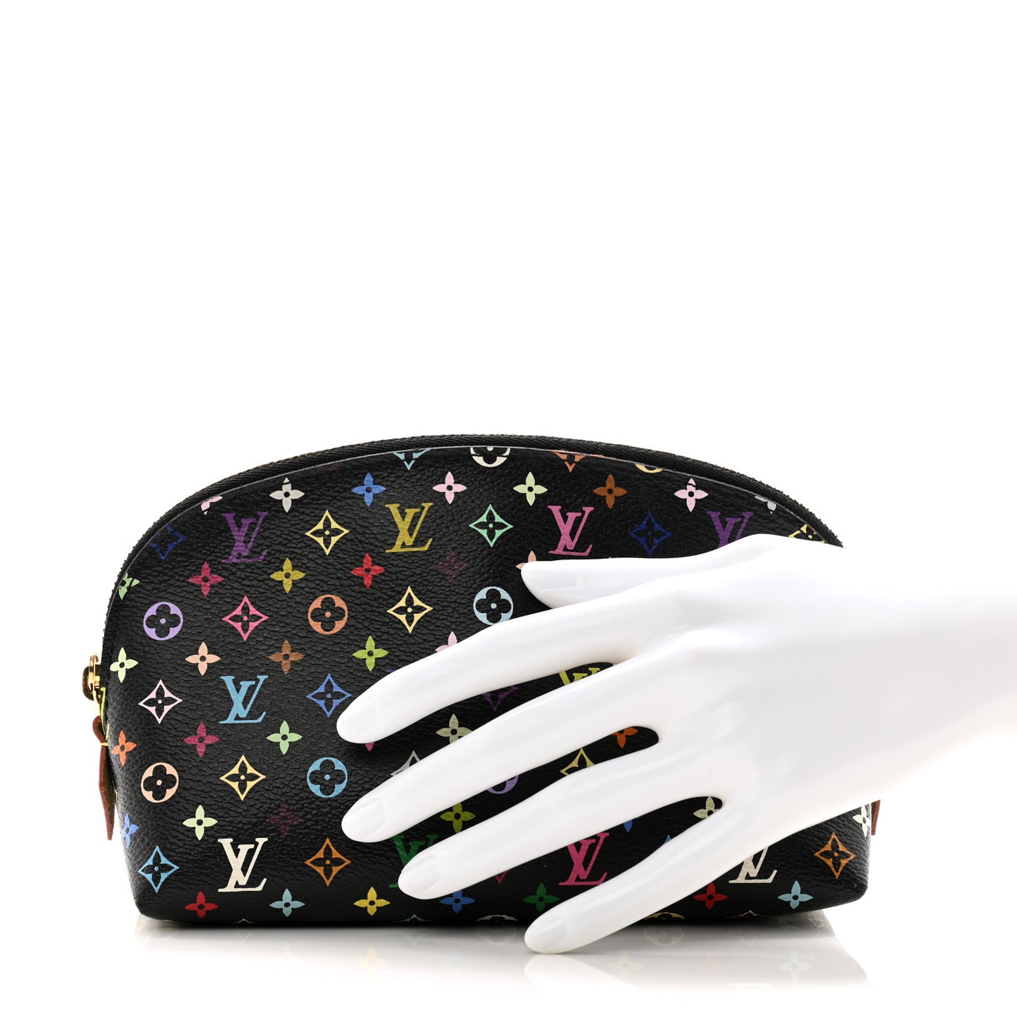 Monogram Multicolor Cosmetic Pouch Black Grenade