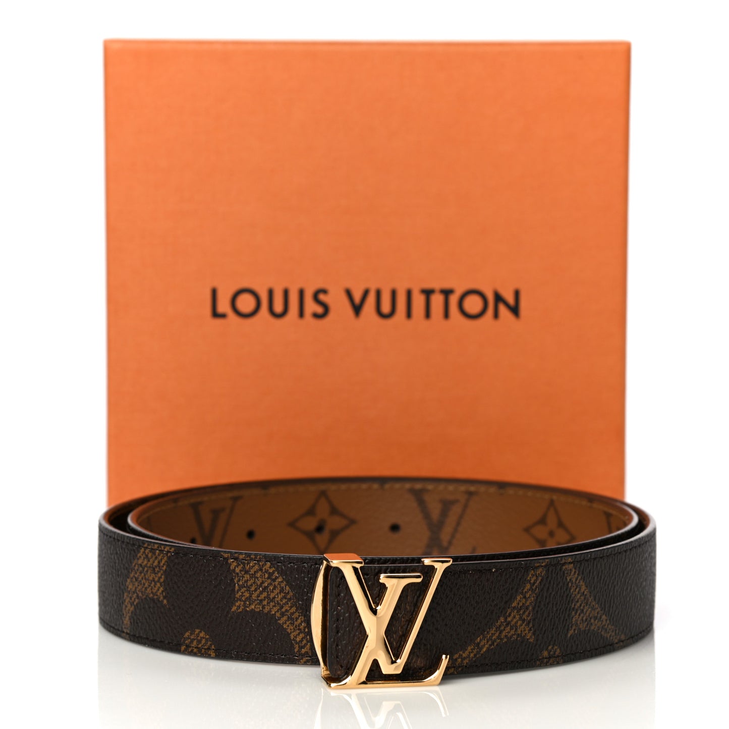 Monogram Giant 30mm LV Iconic Reversible Belt 80 32