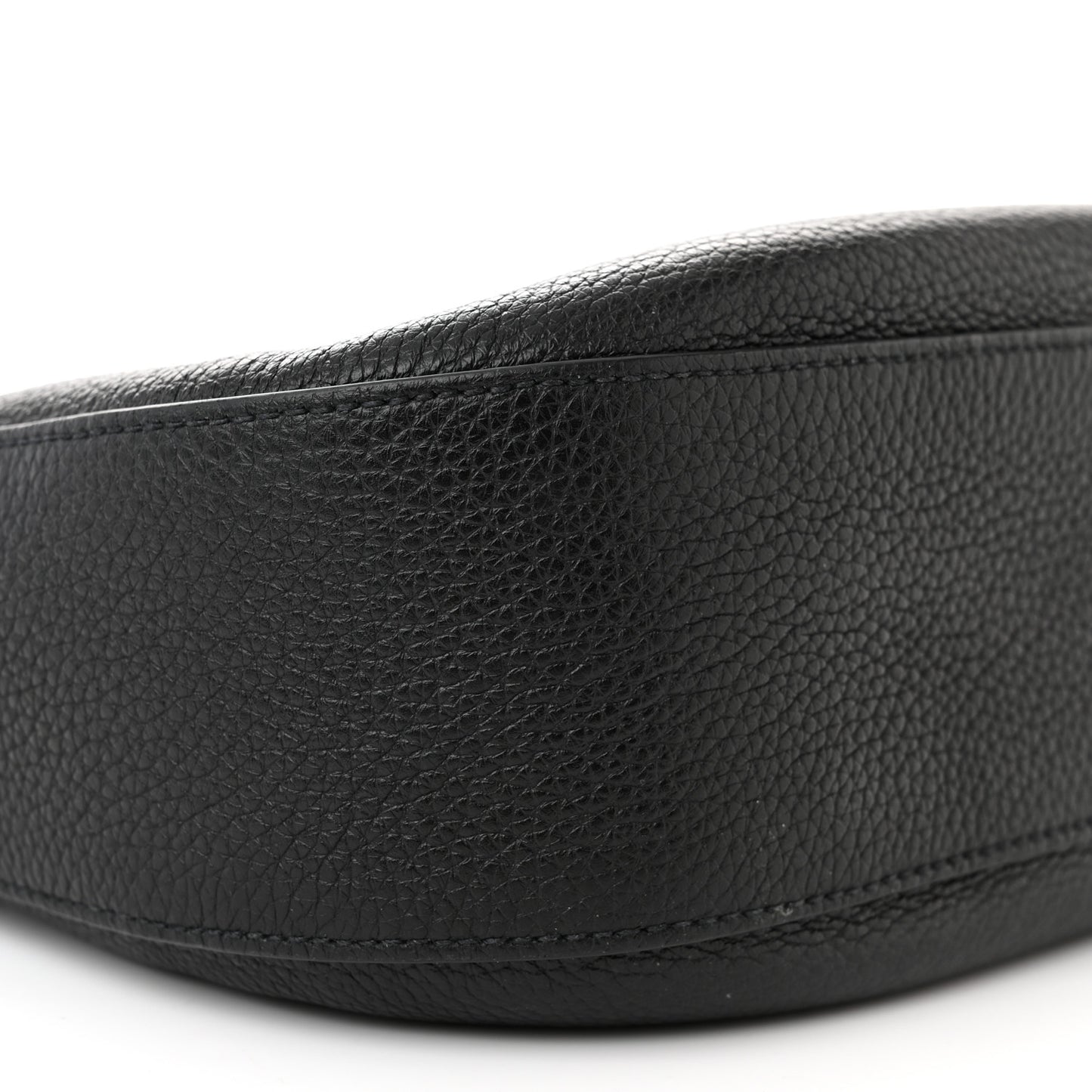 Vitello Phenix Zippered Messenger Hobo Black