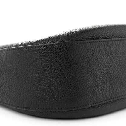 Prada Vitello Phenix Zippered Messenger Hobo Black 9 of 11
