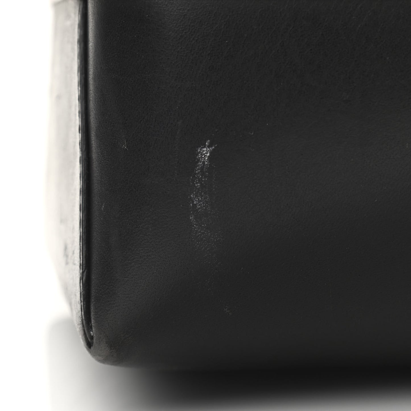 Vegetable Tanned Calfskin Bucket Bag Black Flamma