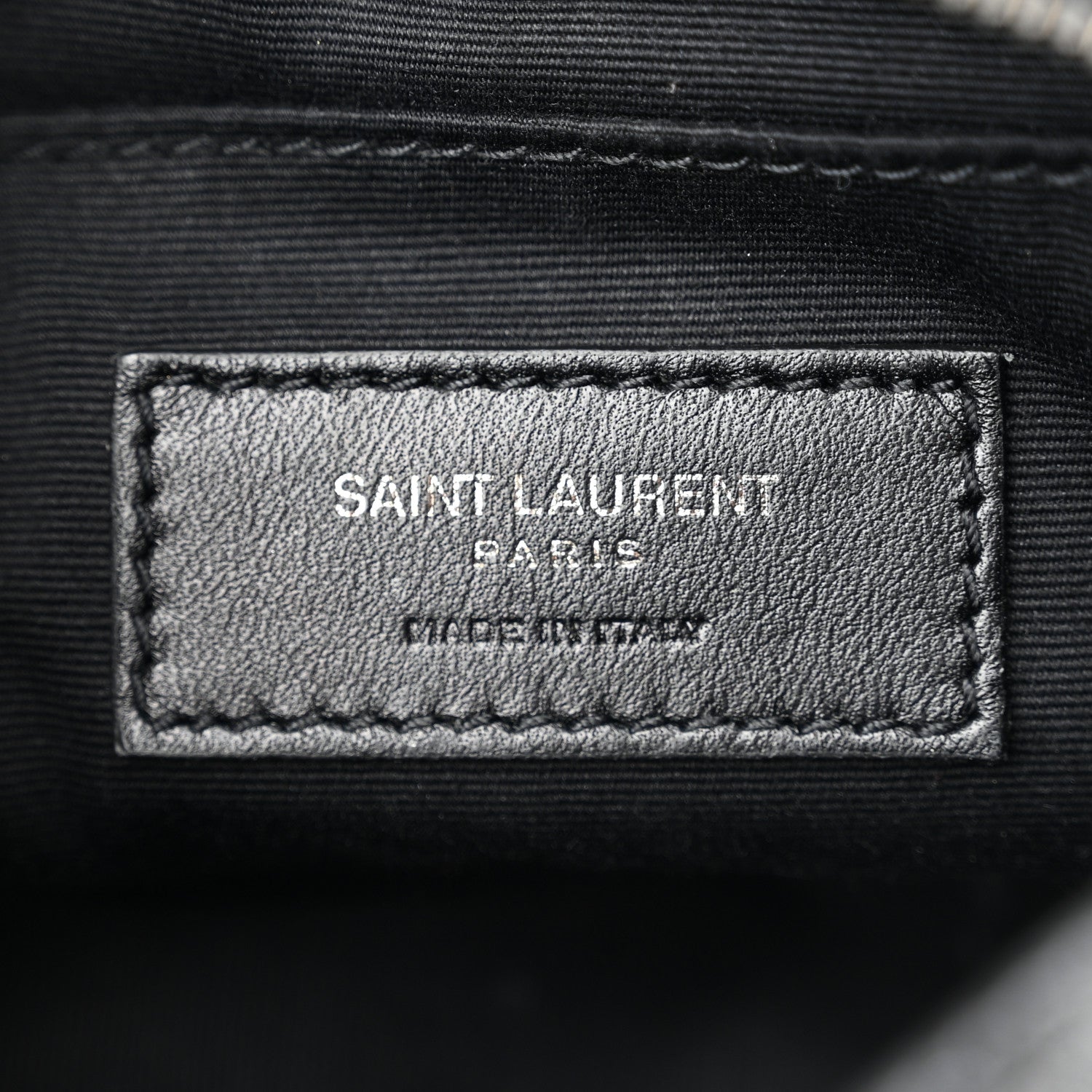 Saint Laurent Calfskin Matelasse Monogram Lou Belt Bag Black 6 of 10