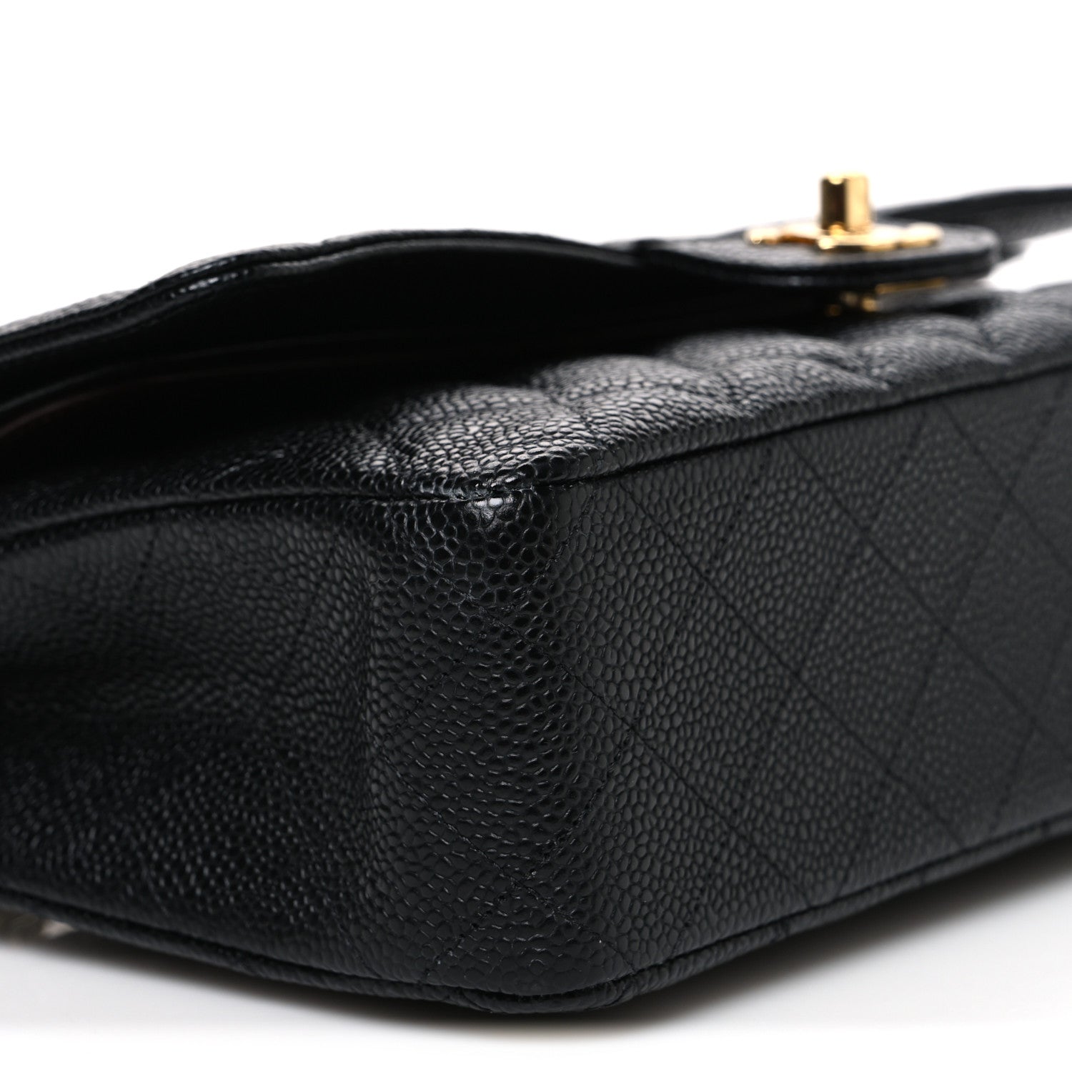 Chanel Caviar Quilted Medium Double Flap Black 8 of 9