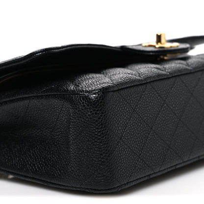 Chanel Caviar Quilted Medium Double Flap Black 8 of 9