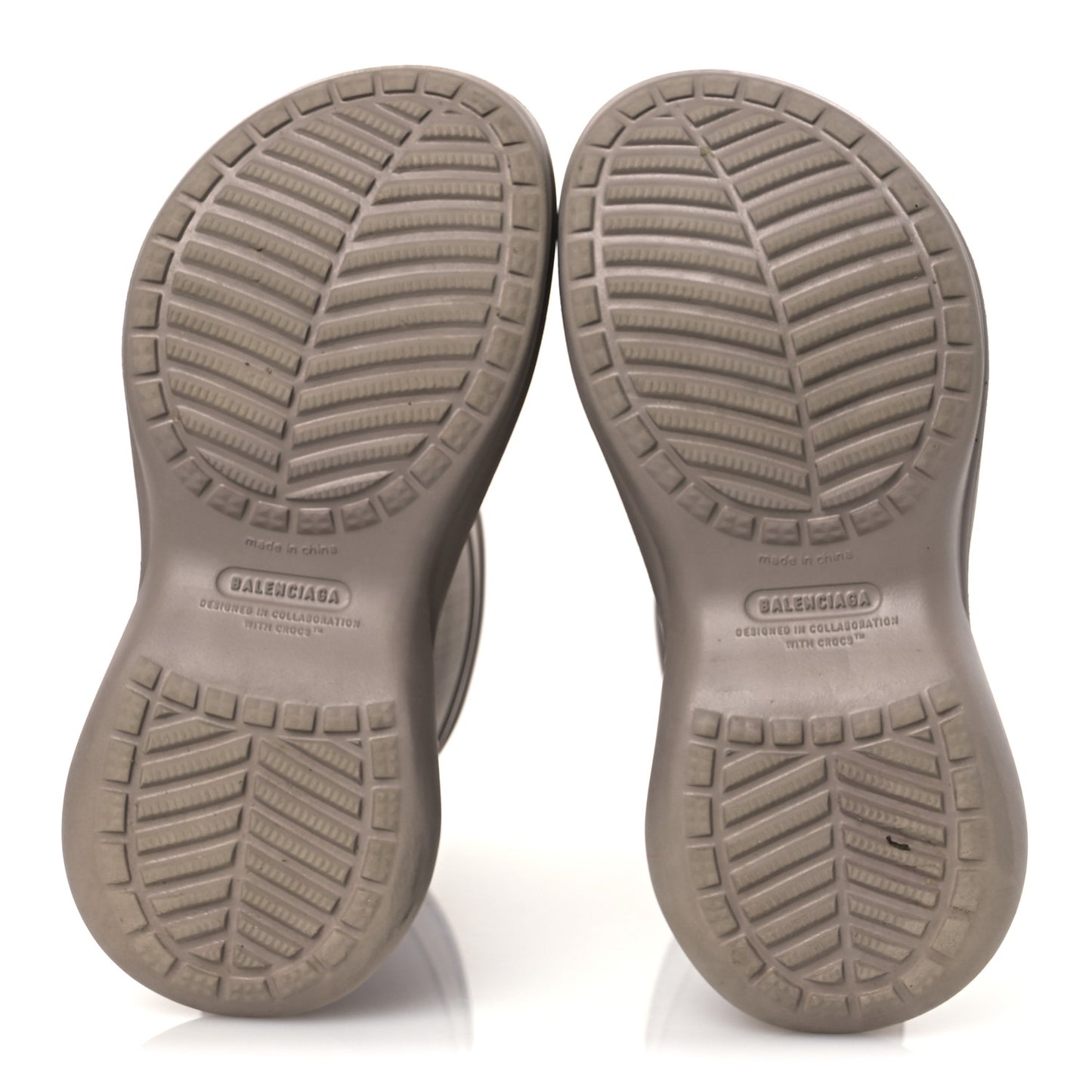 X CROCS Rubber Womens Rain Boots 39 Beige