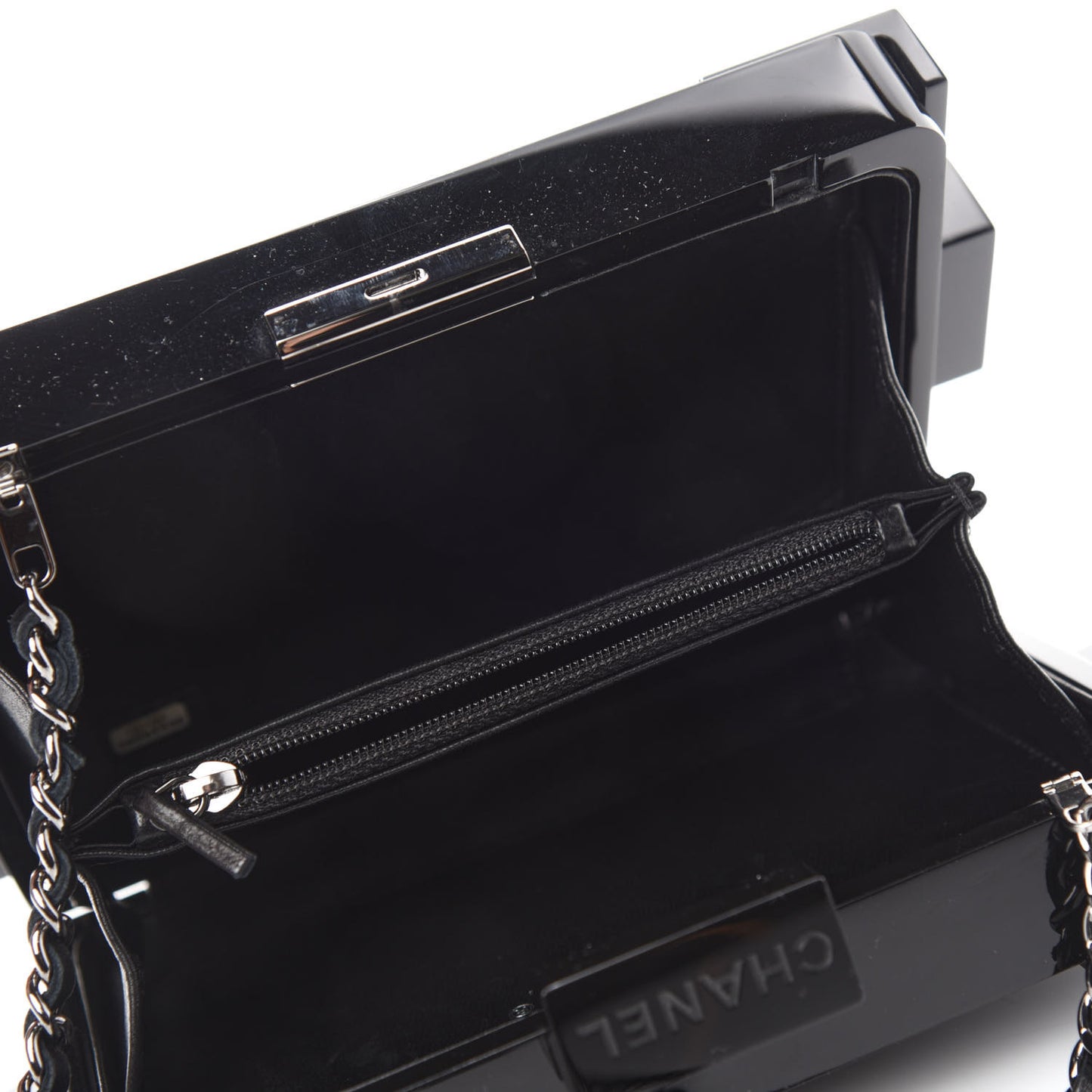 Plexiglass Barcode Boy Brick Lego Clutch Black