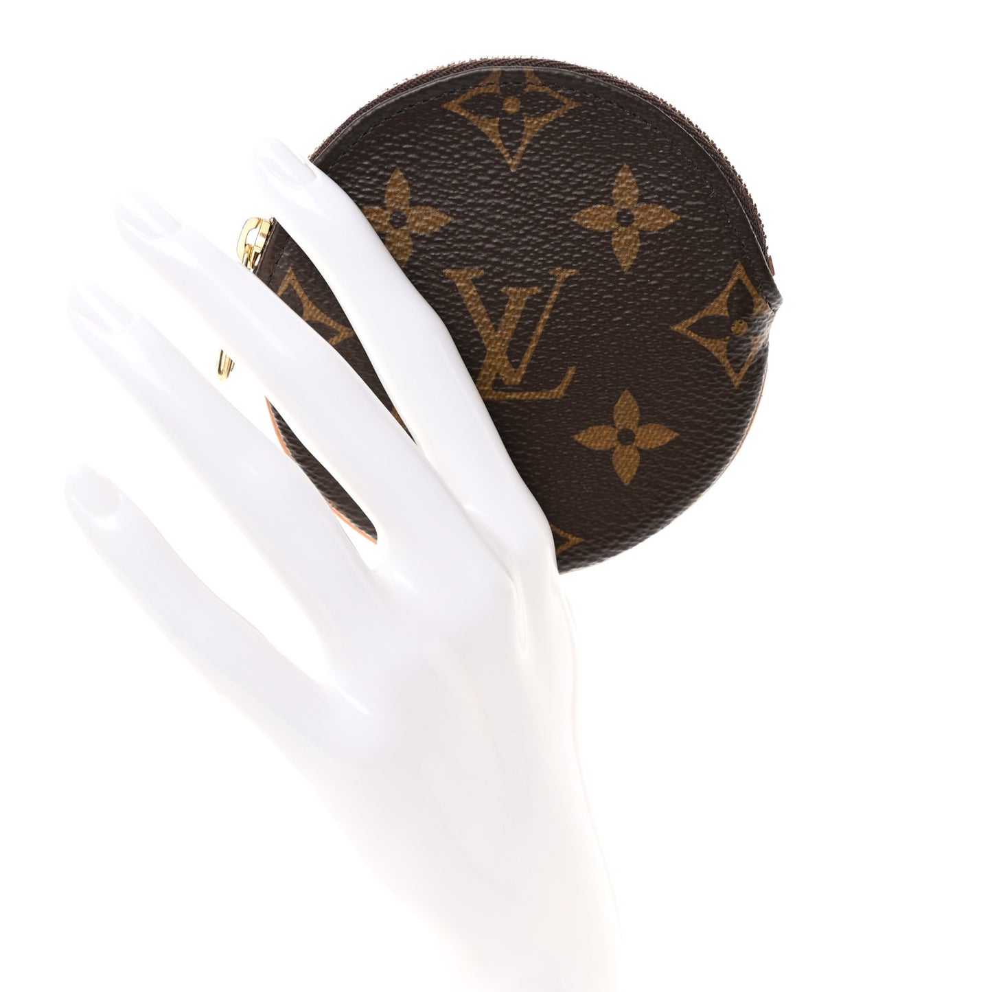 Monogram Round Coin Purse