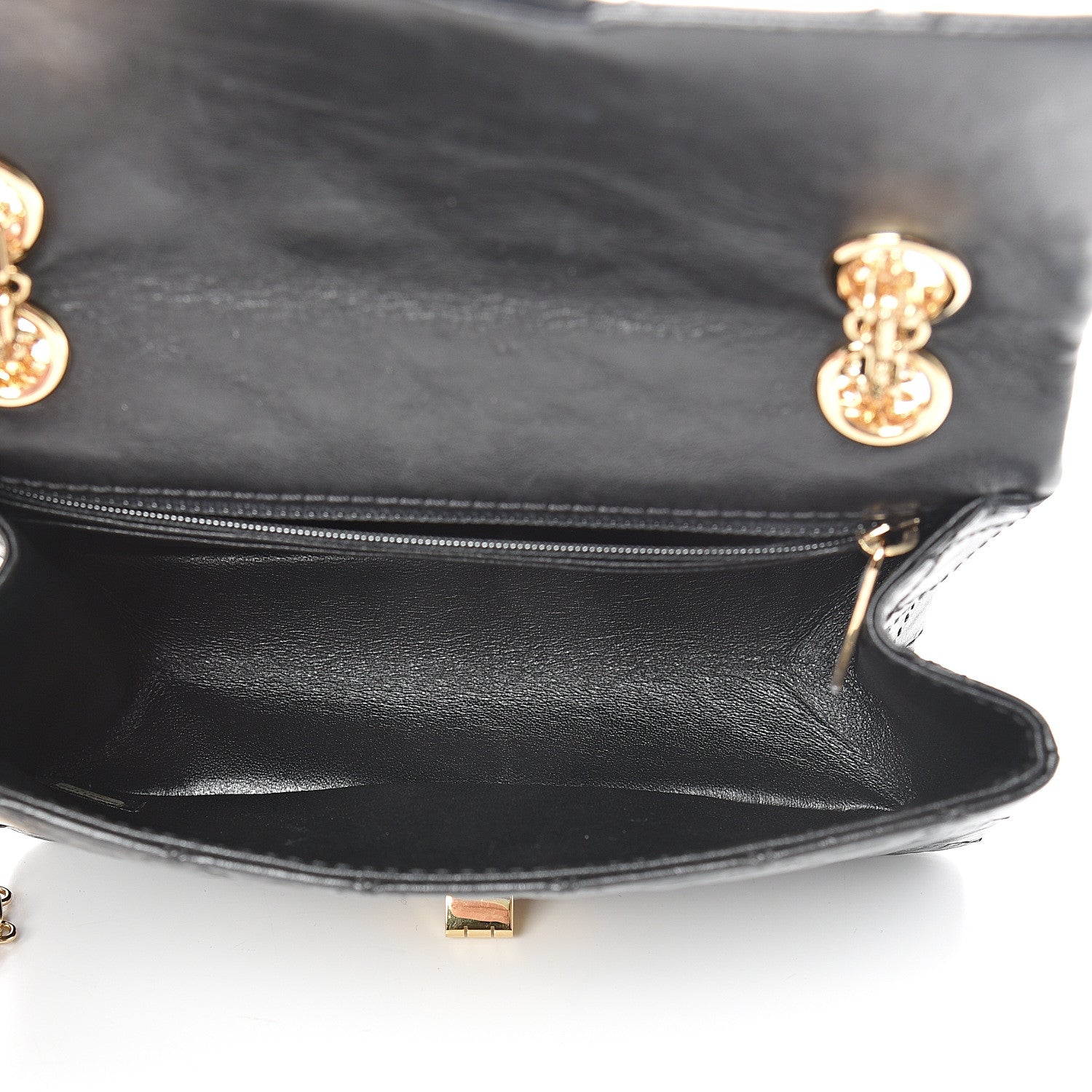 Chanel Aged Calfskin Quilted 2.55 Reissue Mini Flap Black 4 of 13