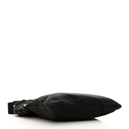 Prada Nylon Flat Messenger Bag Black 4 of 10