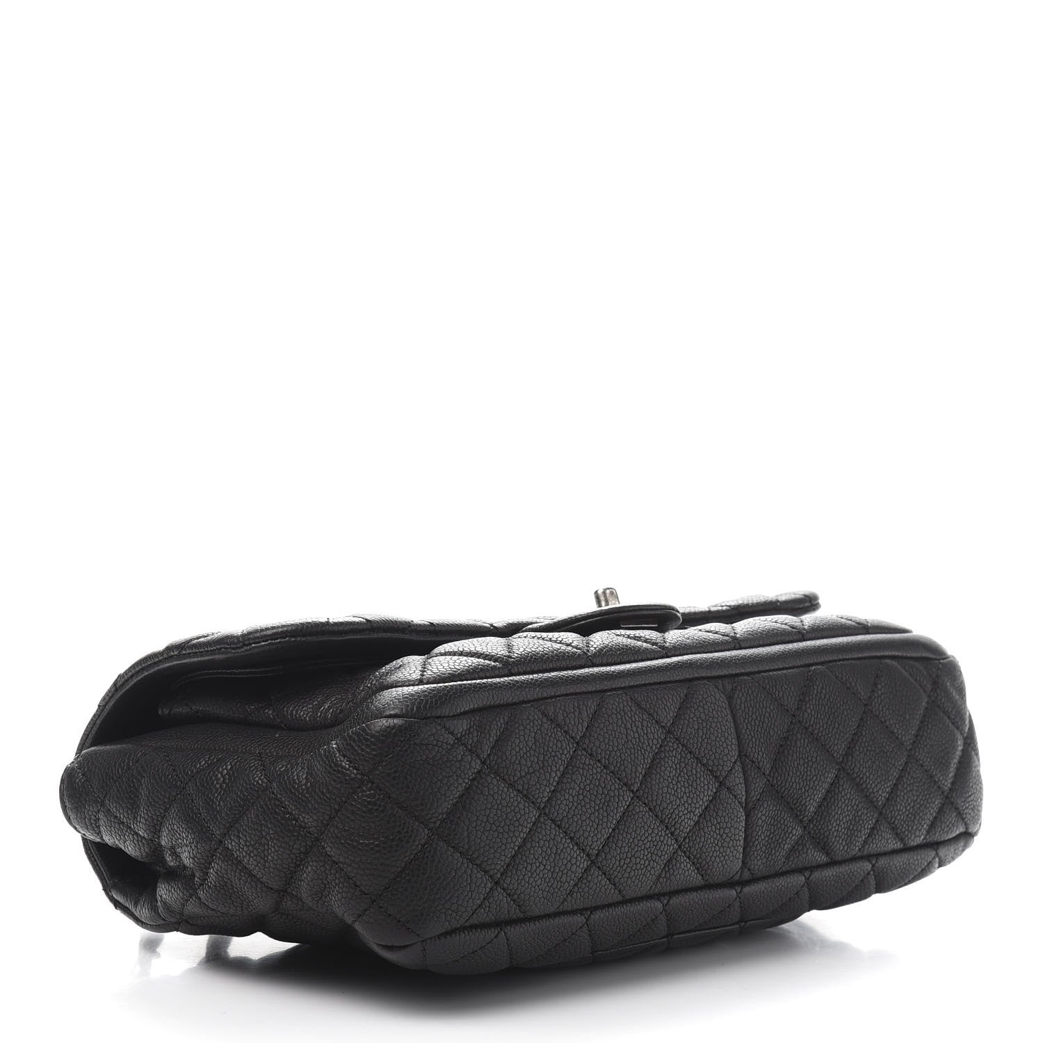 Chanel Caviar Quilted Large Now and Forever Flap Black 4 of 10