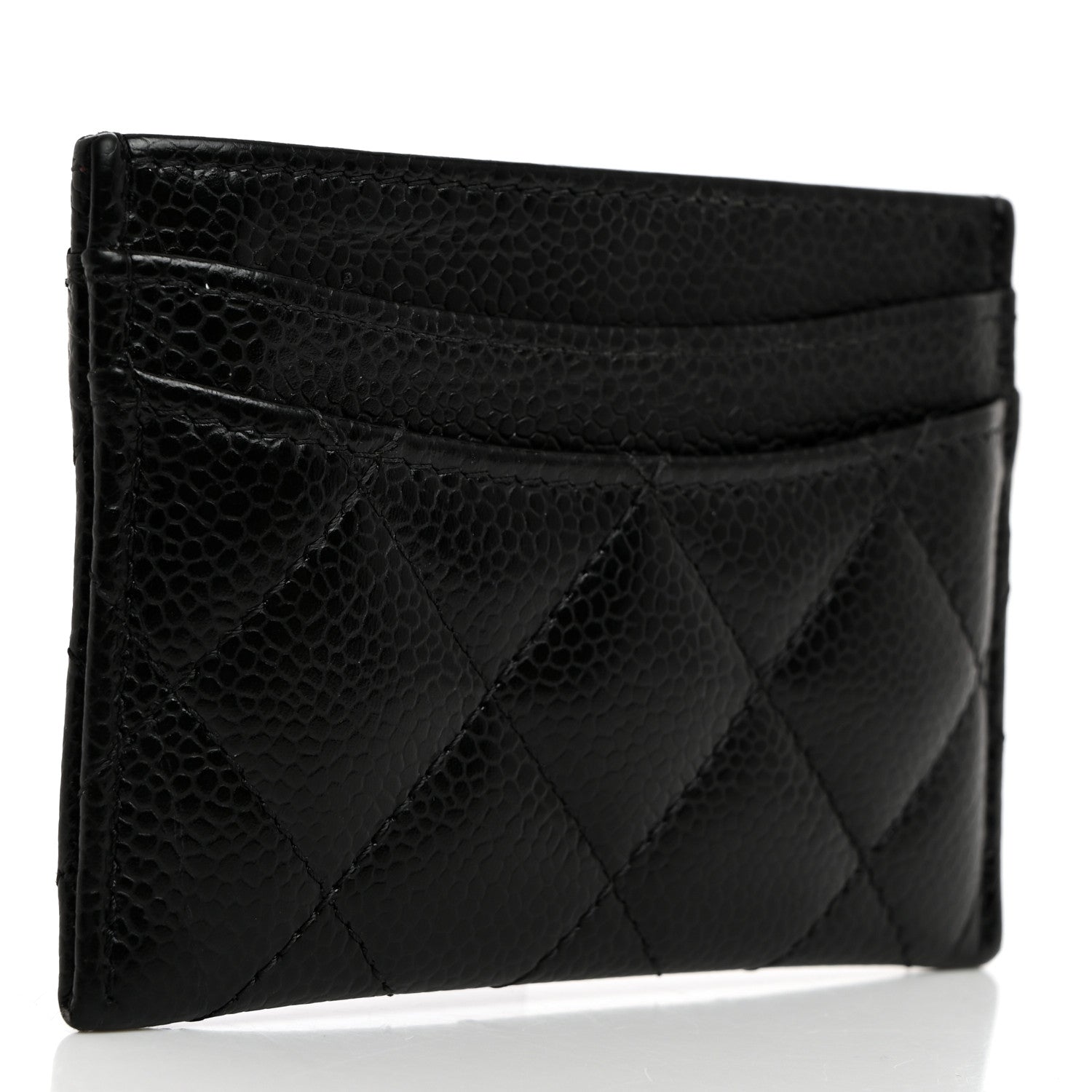 Chanel Caviar Quilted Card Holder Black 3 of 9