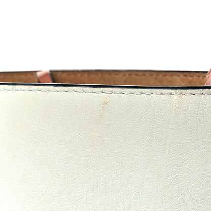 Loewe Calfskin Perforated Anagram Gate Bucket Bag Kaolin Tan 9 of 11