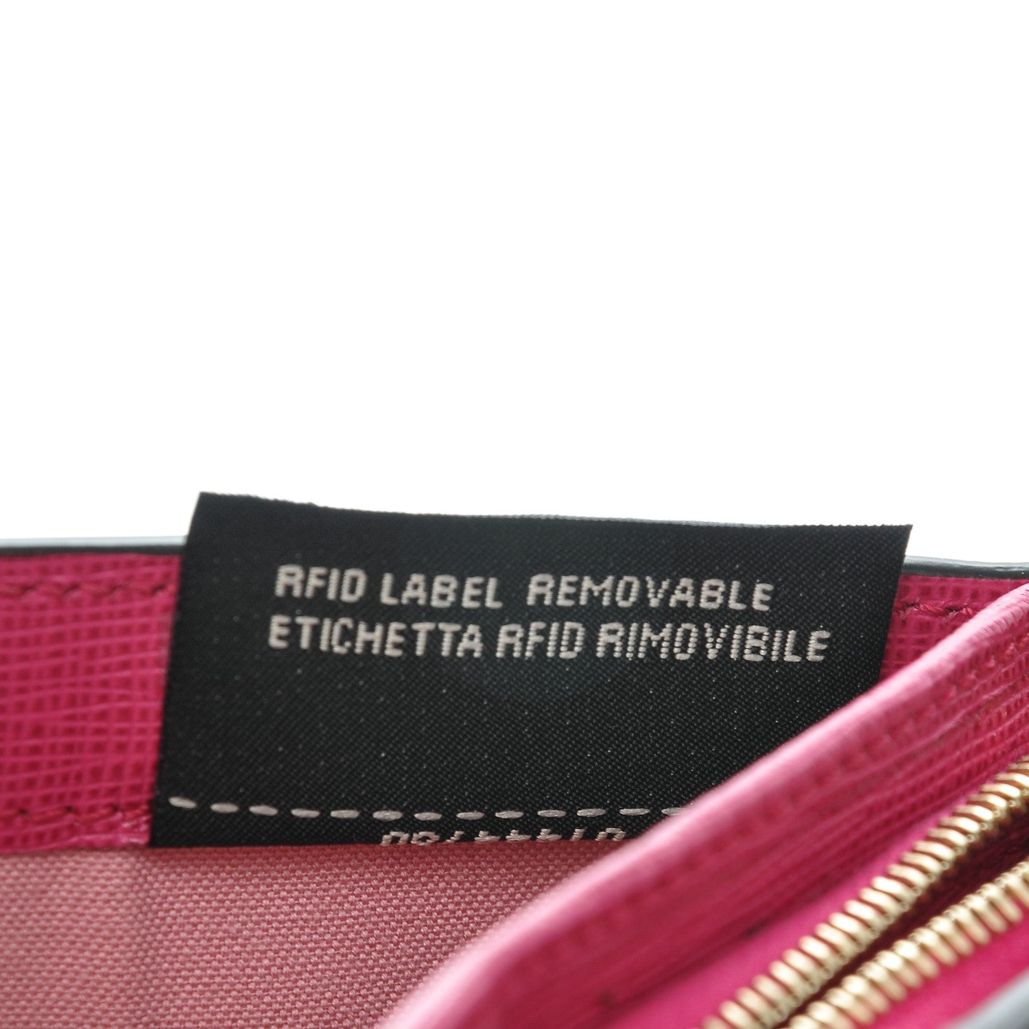 Fendi Zucca Small Flap Wallet Tobacco Fuchsia 9 of 9