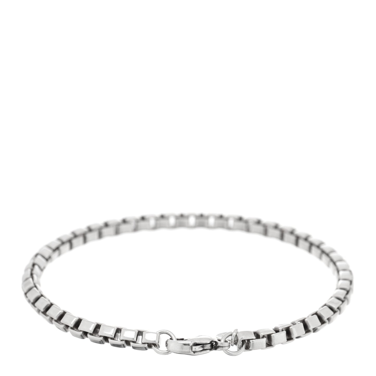 Sterling Silver 4mm Venetian Link Bracelet