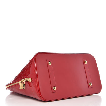 Louis Vuitton Vernis Alma GM Pomme D'Amour 4 of 7