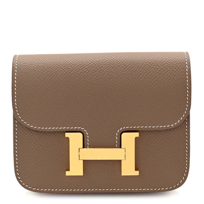 Hermes Epsom Constance Slim Wallet Etoupe 1 of 9