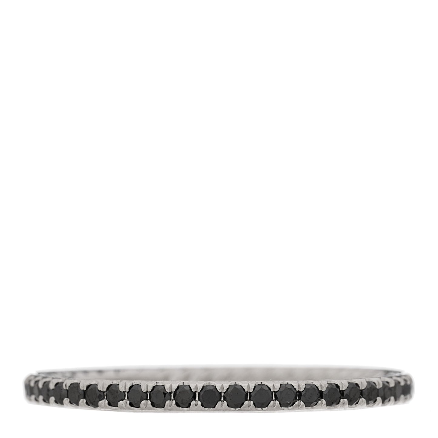 Platinum Black Diamond 1.85mm Eden Eternity Wedding Band Ring 66 11.5 56/7.5