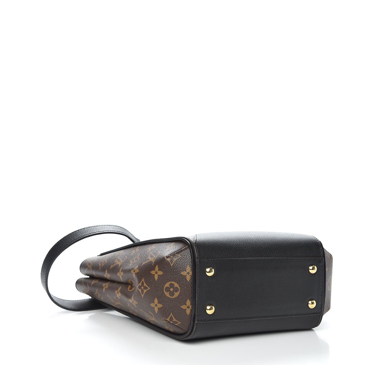 Louis Vuitton Calfskin Monogram Kimono Tote PM Black 4 of 9