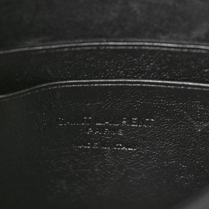 Saint Laurent Crocodile Embossed Toy Charlotte Messenger Bag Black 6 of 9