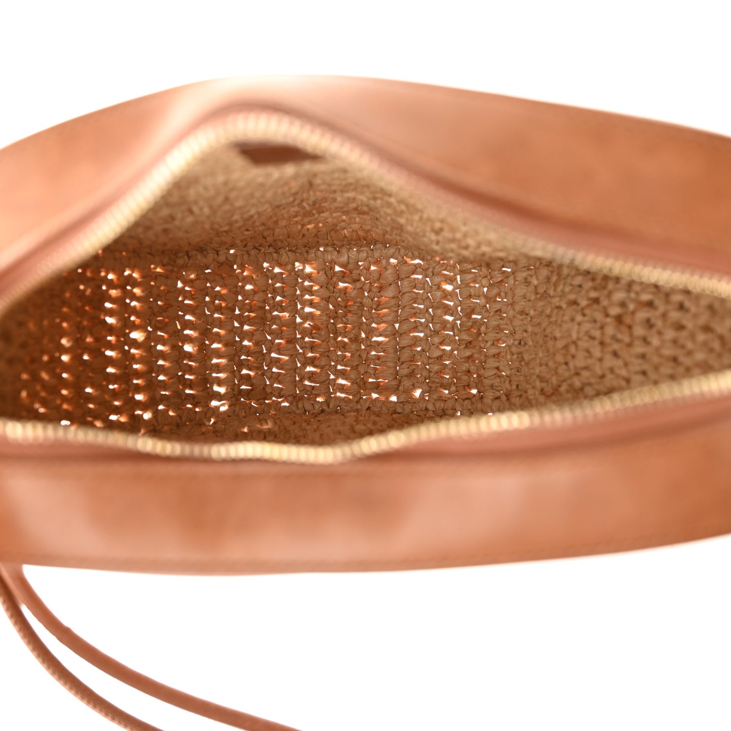 Raffia Calfskin Le Monogramme Coeur