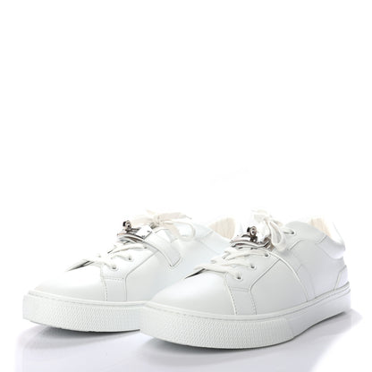 Hermes Calfskin Mens Day Sneakers 44.5 White 3 of 7