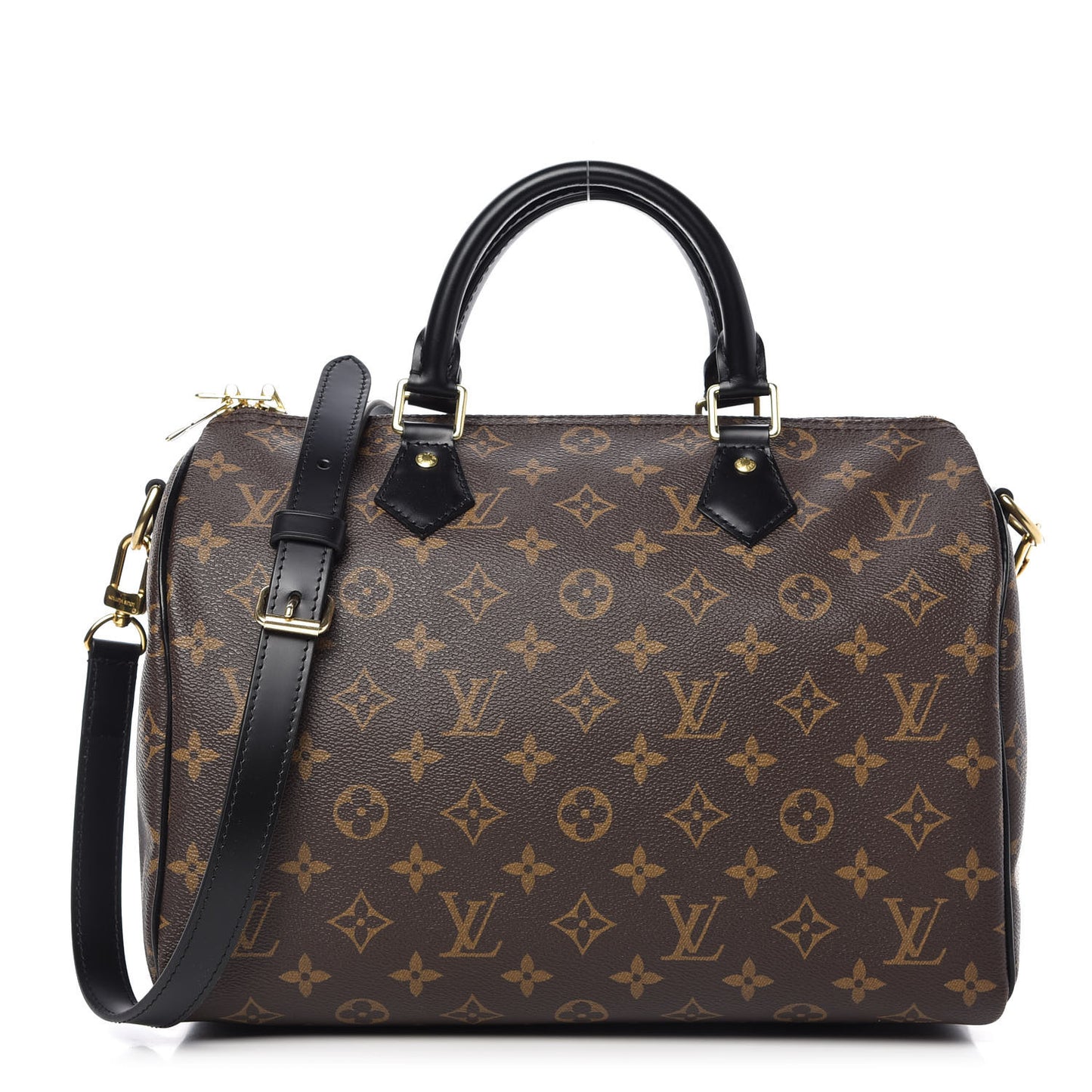 Monogram My World Tour Speedy Bandouliere 30 Black