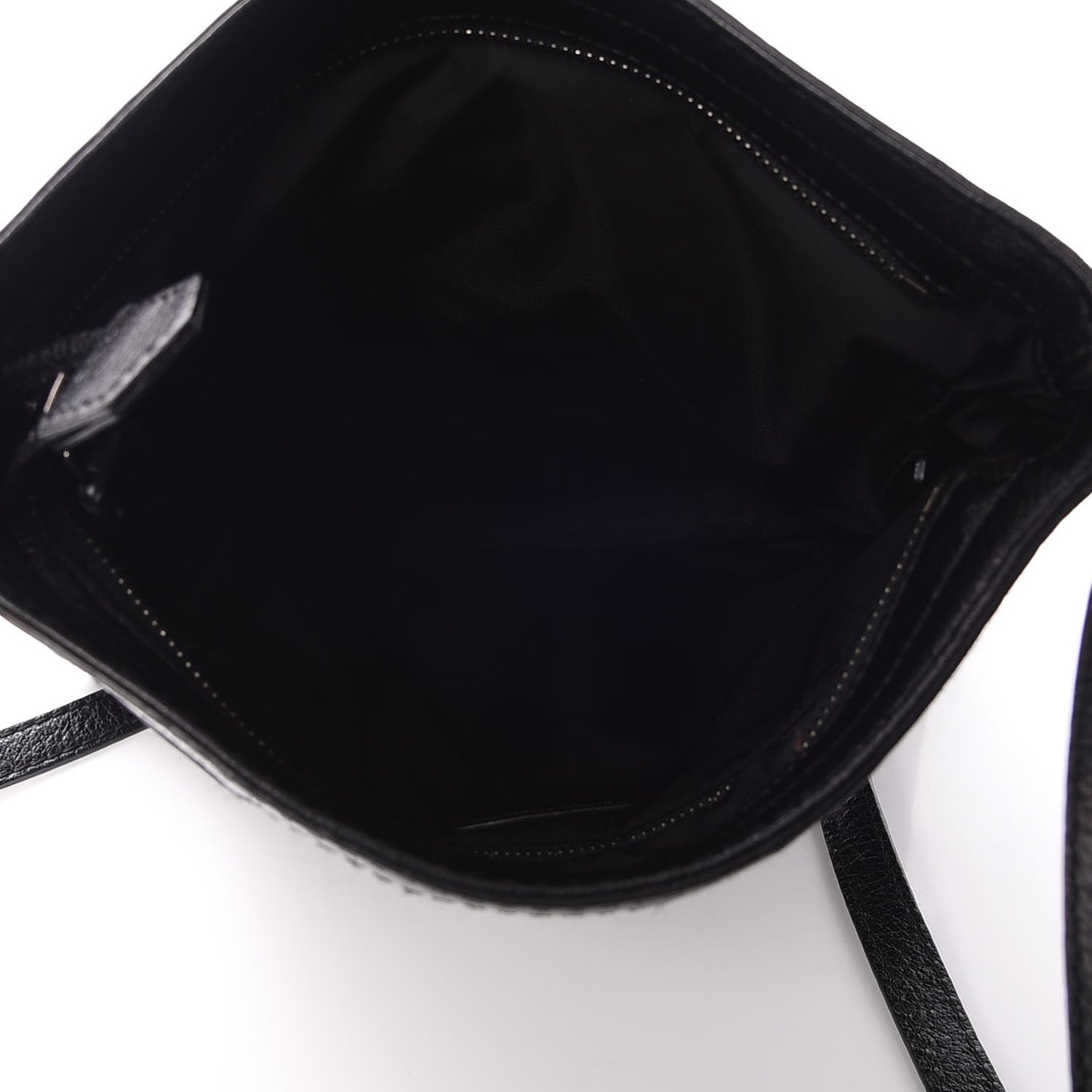 Nylon Check Crossbody Bag Black