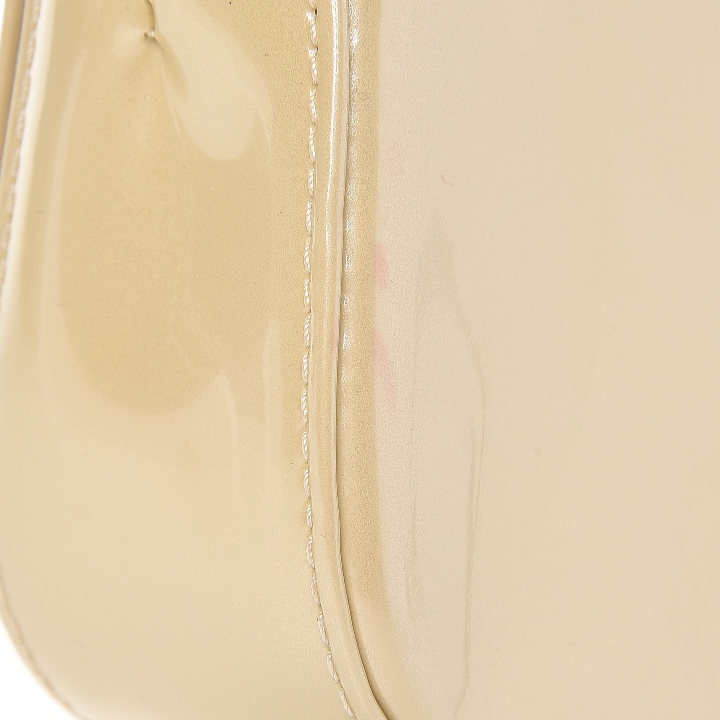 Patent Sobe Clutch Blanc Corail