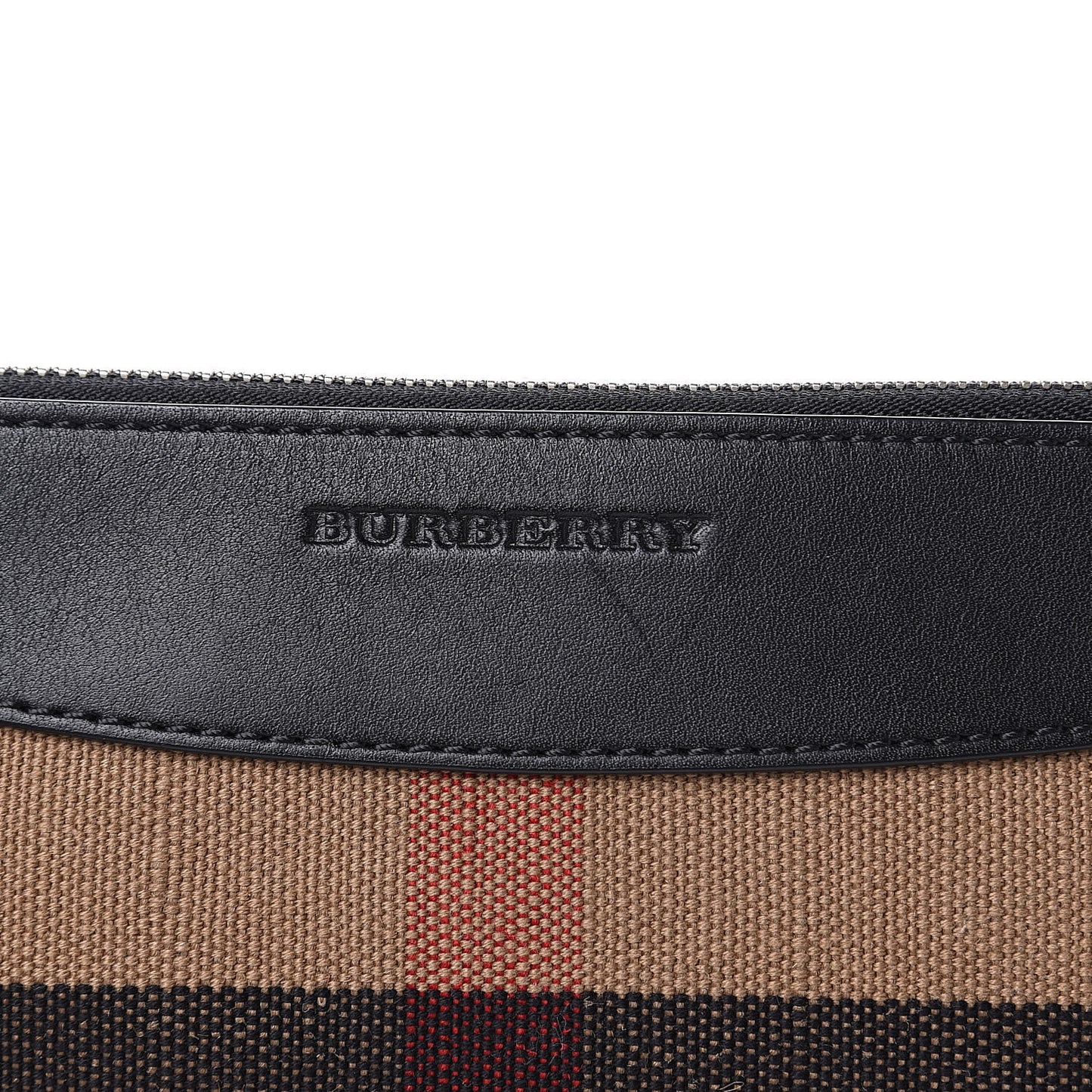 Mega Check Peyton Crossbody Clutch Bag Black