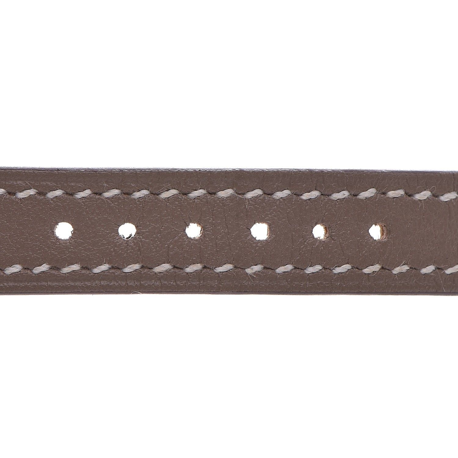 Hermes Stainless Steel Swift 17.2mm Heure H Hour Watch Etoupe 10 of 11