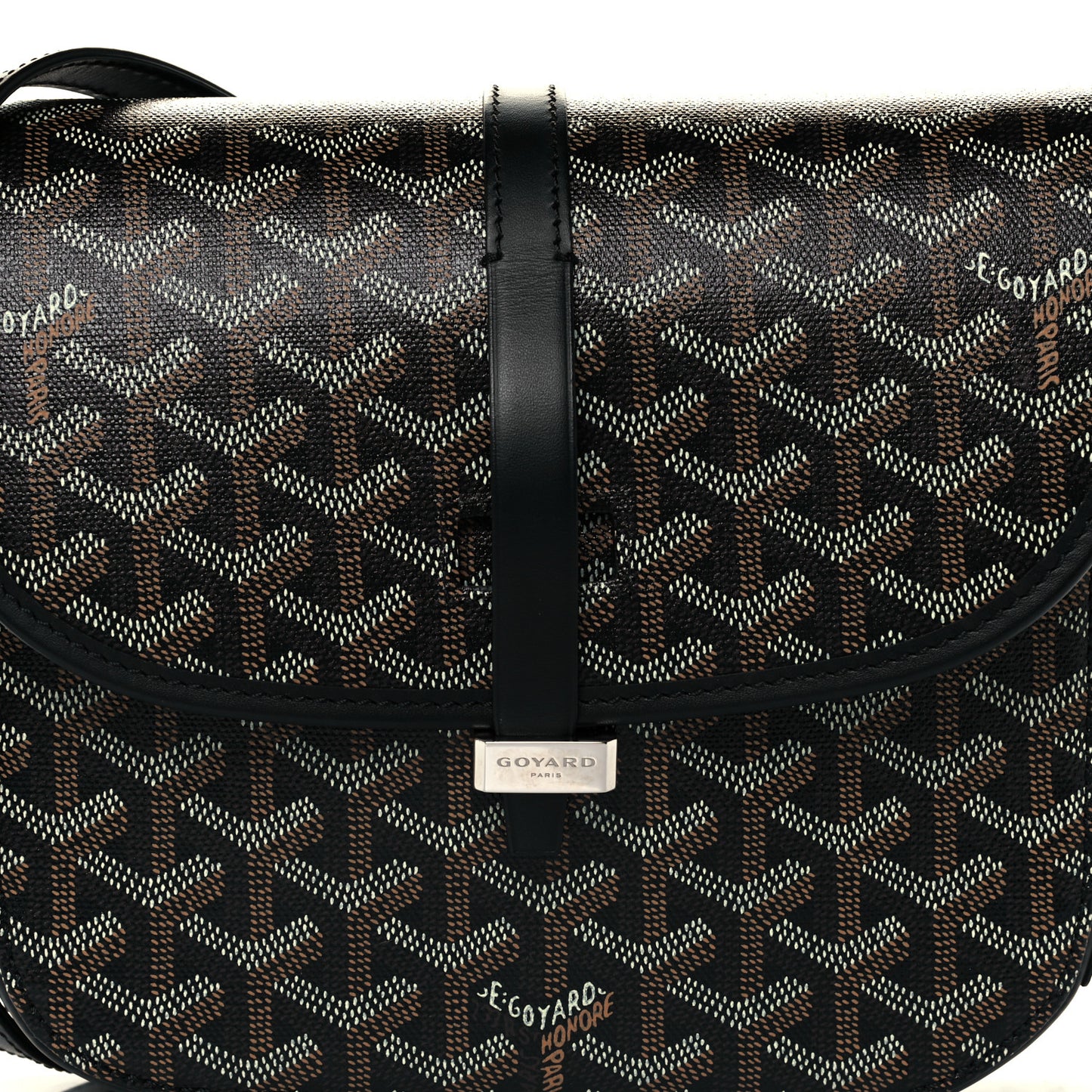 Goyardine Belvedere II PM Messenger Bag Black
