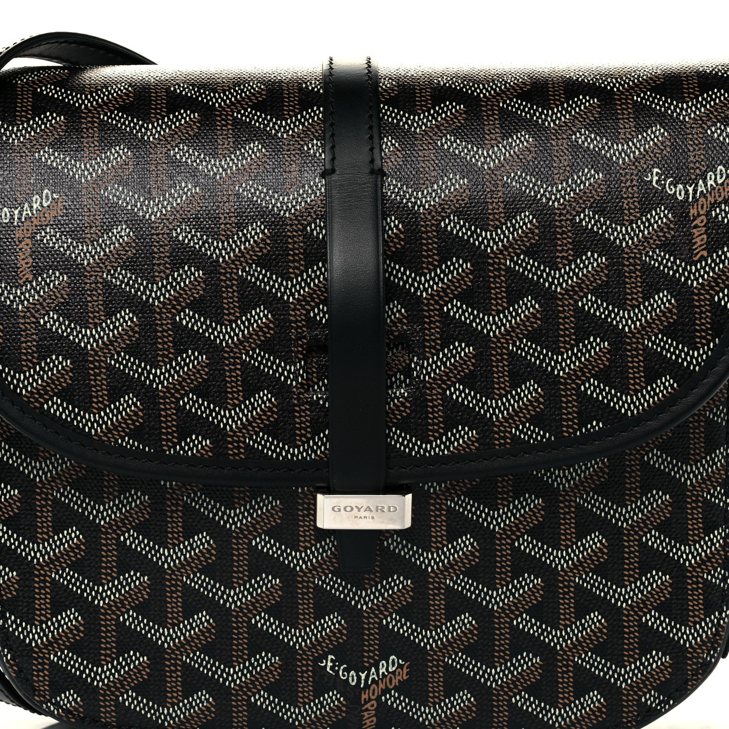 Goyard Goyardine Belvedere II PM Messenger Bag Black 8 of 10